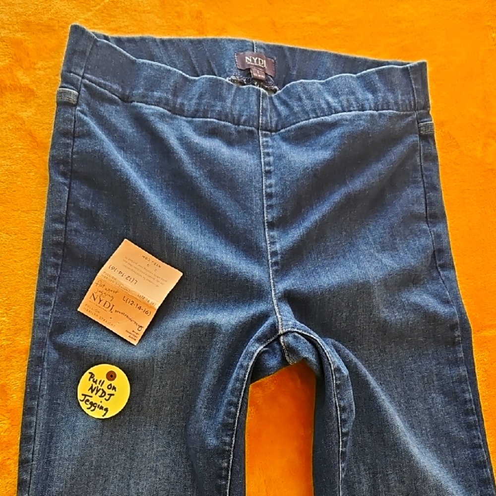 NYDJ Blue Jeggings Bootcut Flat Waistband
